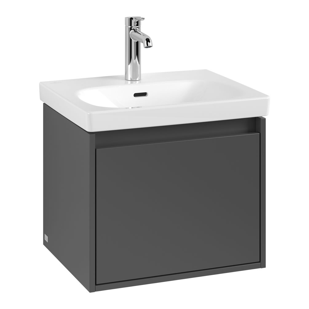 Cutout image of Villeroy & Boch Skyla Graphite 550mm Wall-Hung Vanity Unit